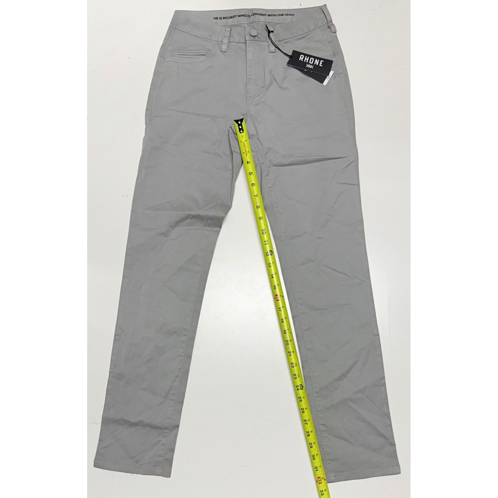 Rhone Everyday Twill Five Pocket Pant Griffin Grey Slim Straight 28 x 33 NEW‎